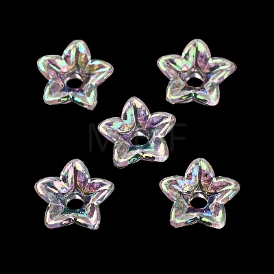 Transparent Acrylic Bead Caps AC-CBA1E6C-06C-08-1