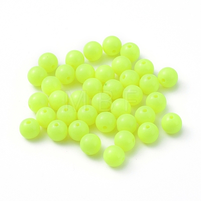 Fluorescent Acrylic Beads MACR-R517-8mm-01-1