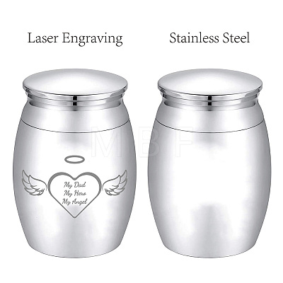 Alloy Cremation Urn Kit AJEW-CN0001-10P-1