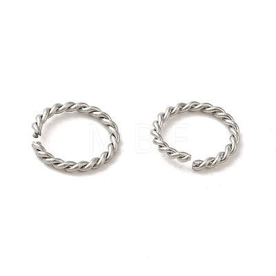 304 Stainless Steel Open Jump Rings STAS-C085-01A-P-1