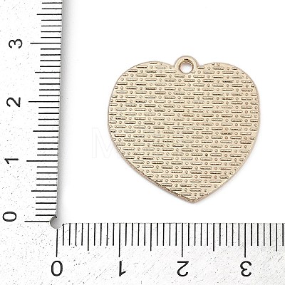 Frame Plating Heart Denim Element
 Alloy Pendants PALLOY-V001-03A-02-1