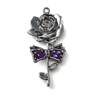 Alloy Enamel Gothic Style Pendants PALLOY-R157-06B-02C-1