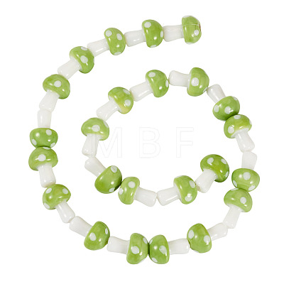 1Strand Handmade Lampwork Beads Strands LAMP-TA0001-84J-1