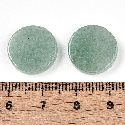 Natural Green Aventurine Cabochons G-T141-33G-1