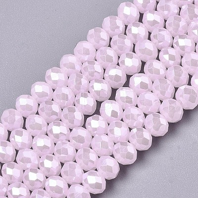 Electroplate Glass Beads Strands EGLA-A034-J2mm-A03-1