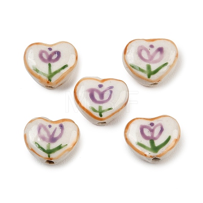 Handmade Porcelain Beads PORC-B009-02-1