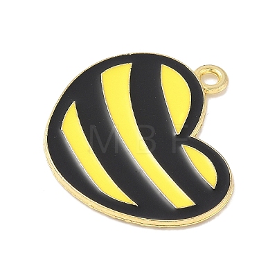 Bees Theme Alloy Enamel Pandants FIND-M083-06I-G-1