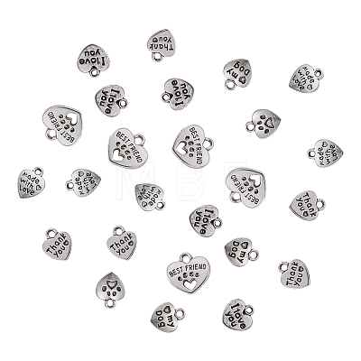 Tibetan Style Alloy Charms TIBE-CJ0001-08-1