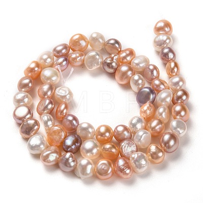 Natural Cultured Freshwater Pearl Beads Strands PEAR-L033-45E-01-1