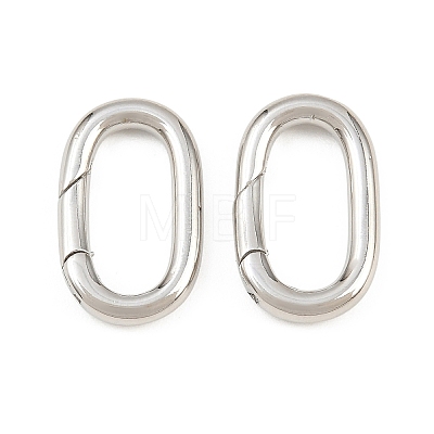 Brass Spring Gate Rings KK-H292-58A-P-1