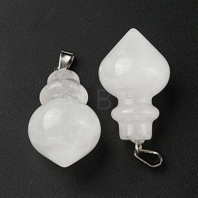 Natural Quartz Crystal Pendants G-G998-C09-1