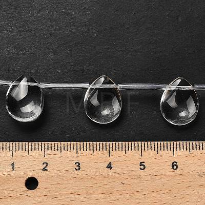Transparent Glass Beads Strands G-P562-01-1