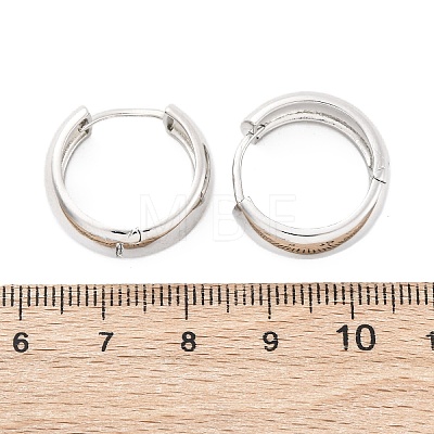 Brass Hoop Earrings EJEW-Q015-21A-P-1