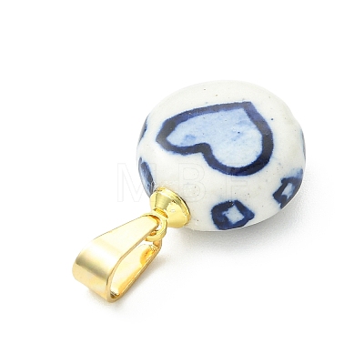 Handmade Porcelain Pendants PALLOY-JF05379-1