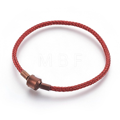 Steel Wire European Style Bracelet Making MAK-L018-01A-1