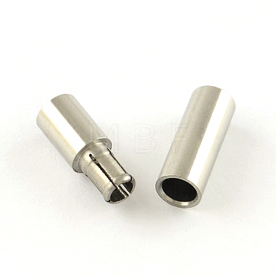 Column Smooth Surface 316 Surgical Stainless Steel Bayonet Clasps STAS-R074-02-1