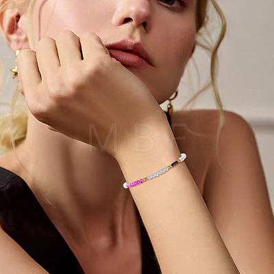 Glass Beaded Adjustable Waist Chains for Women AJEW-TA0005-78C-1