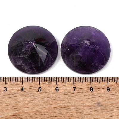 Natural Amethyst Cabochons G-Q184-01F-1