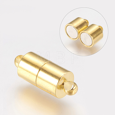 Brass Magnetic Clasps with Loops X-MC027-NFG-1