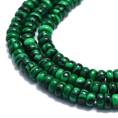 Synthetic Malachite Beads Strands G-K245-B01-01-1
