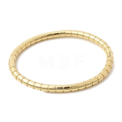 Column Brass Hinged Bangles for Women BJEW-H639-05C-G-1