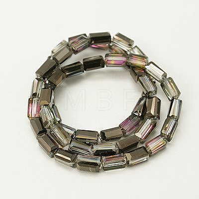 Electroplate Glass Beads EGLA-J023-8x4mm-04-1