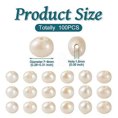 Natural Cultured Freshwater Pearl Beads X-PEAR-BT0002-01-1