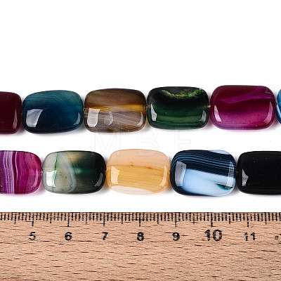 Natural Agate Beads Strands G-N356-03A-13-1