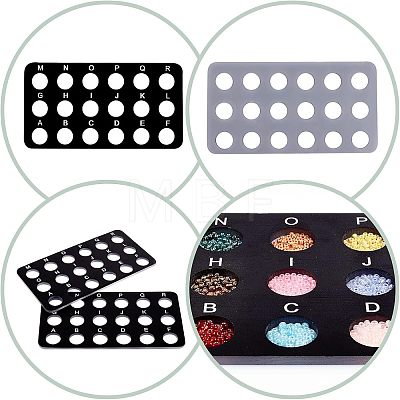 Plastic Bead Design Boards TOOL-WH0125-44-1