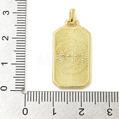 Rack Plating Brass Enamel Pendants KK-Z067-21G-1