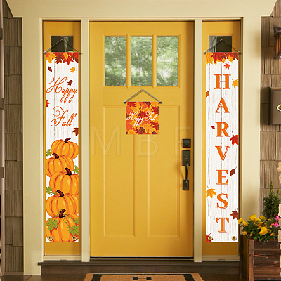 Polyester Hanging Sign for Home Office Front Door Porch Decorations HJEW-WH0023-023-1