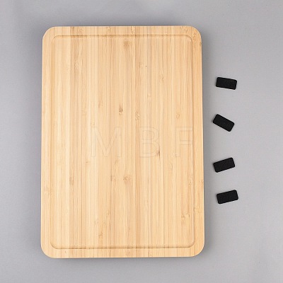 Wood Clip On Safa Table ODIS-WH0108-095-1