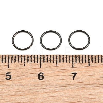 Ion Plating(IP) 304 Stainless Steel Closed Jump Rings STAS-G393-06B-09-1