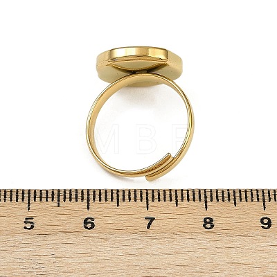 Golden 304 Stainless Steel Finger Rings RJEW-H254-08B-G-1