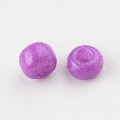 Baking Paint Glass Seed Beads SEED-S002-K13-1