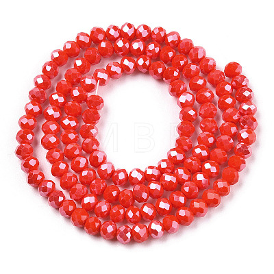 Electroplate Glass Beads Strands X-EGLA-A034-P10mm-A10-1