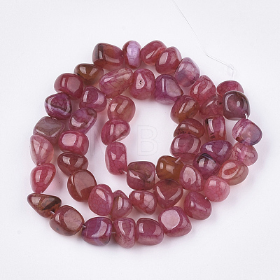 Natural Dragon Veins Agate Beads Strands G-S349-28F-1