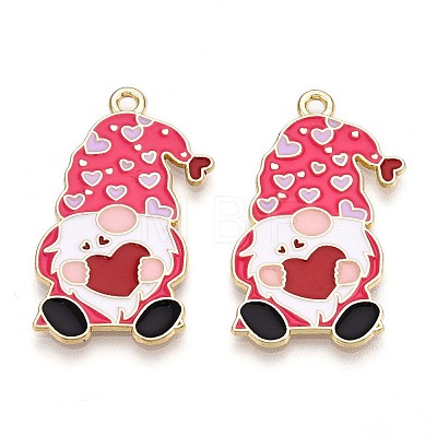 Alloy Enamel Pendants ENAM-T022-01D-1