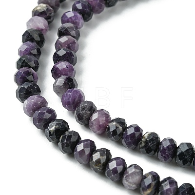 Natural Sugilite Beads Strands G-A092-G04-02-1