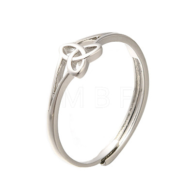 Brass Adjustable Rings for Women RJEW-R005-05P-1