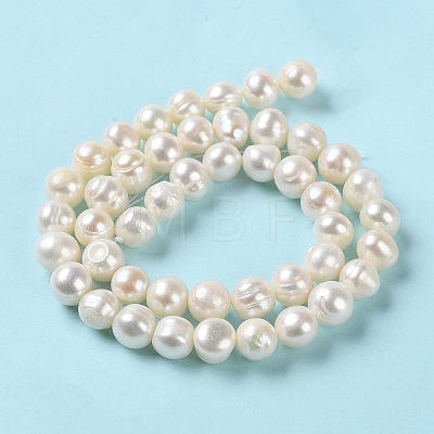 Natural Cultured Freshwater Pearl Beads Strands PEAR-E018-04-1