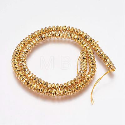 Non-Magnetic Synthetic Hematite Bead Strands G-G652-31G-1