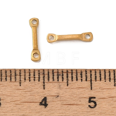 Ion Plating(IP) 304 Stainless Steel Links Connector Charms STAS-Q323-07G-1