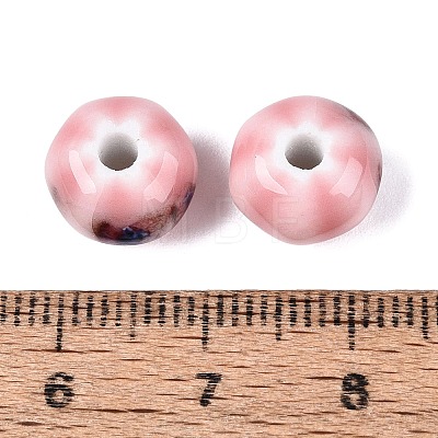 Vintage Handmade Porcelain Beads PORC-Q006-07H-1