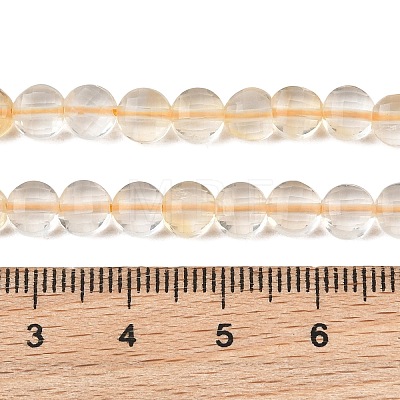 Natural Lemon Quartz(Heated) Beads Strands GG-NH0007-E01-01-1