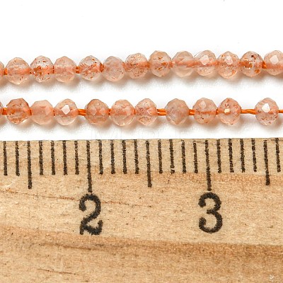 Natural Sunstone Beads Strands X-G-K182-2mm-13A-1