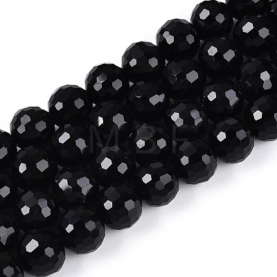 Opaque Solid Color Glass Bead Strands GLAA-R095-P12mm-02-1