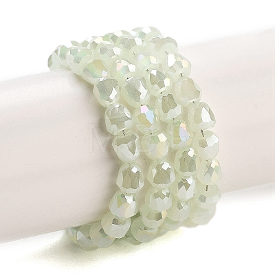 Electroplate Glass Beads Strands EGLA-D030-J4mm-B05-1