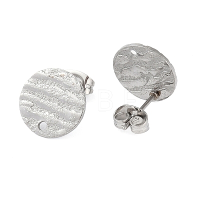 Non-Tarnish 304 Stainless Steel Stud Earring Findings X-STAS-M228-U01-01P-1