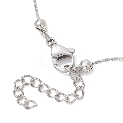 1MM 304 Stainless Steel Boston Link Chain Bracelet Making AJEW-JB01519-1